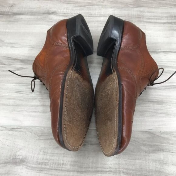 Florsheim Oxfords Men\'s 10.5 B Brogue Brown Leather Wingtip Dress Shoes main image 10